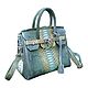 Сумка из кожи питона Биркин Mini. Классическая сумка. Boutique Python Fashion. Интернет-магазин Ярмарка Мастеров.  Фото №2