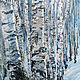 Oil painting 'Birch'. Painting. Pictures. Pictures for the soul (RozaSavinova). Online shopping on My Livemaster.  Фото №2