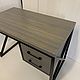 TABLES: Solid wood table in loft style. Tables. arte-di-bocelli. My Livemaster. Фото №5