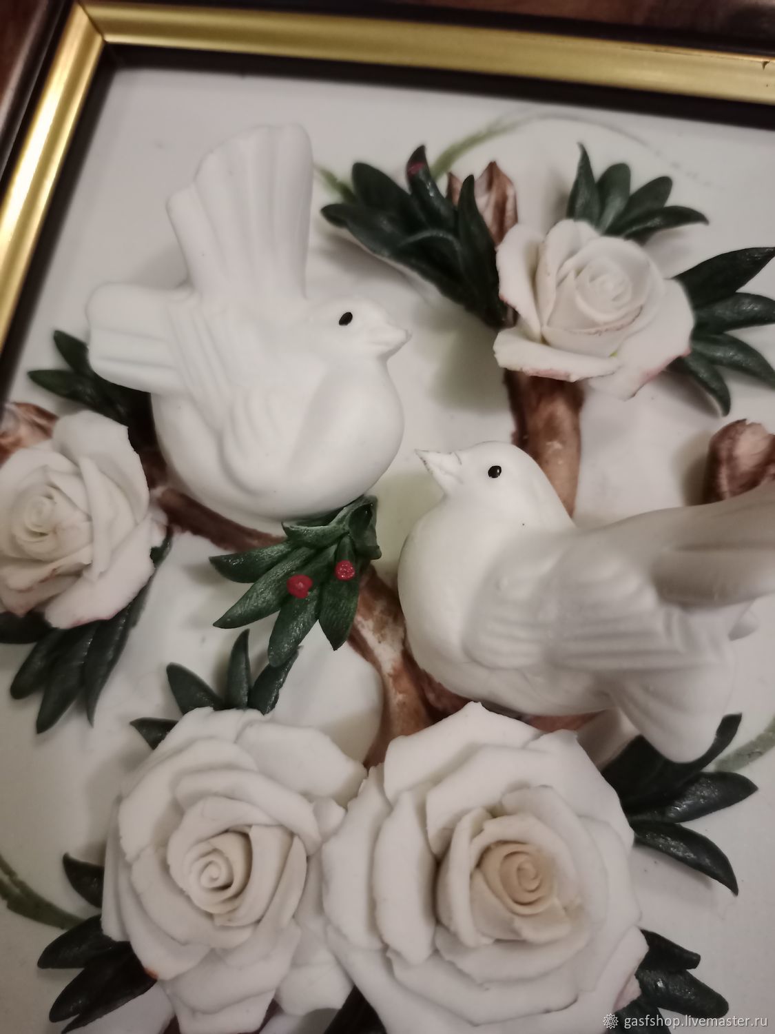 Винтаж: Картина бисквитный фарфор Capodimonte Италия купить в интернет ...