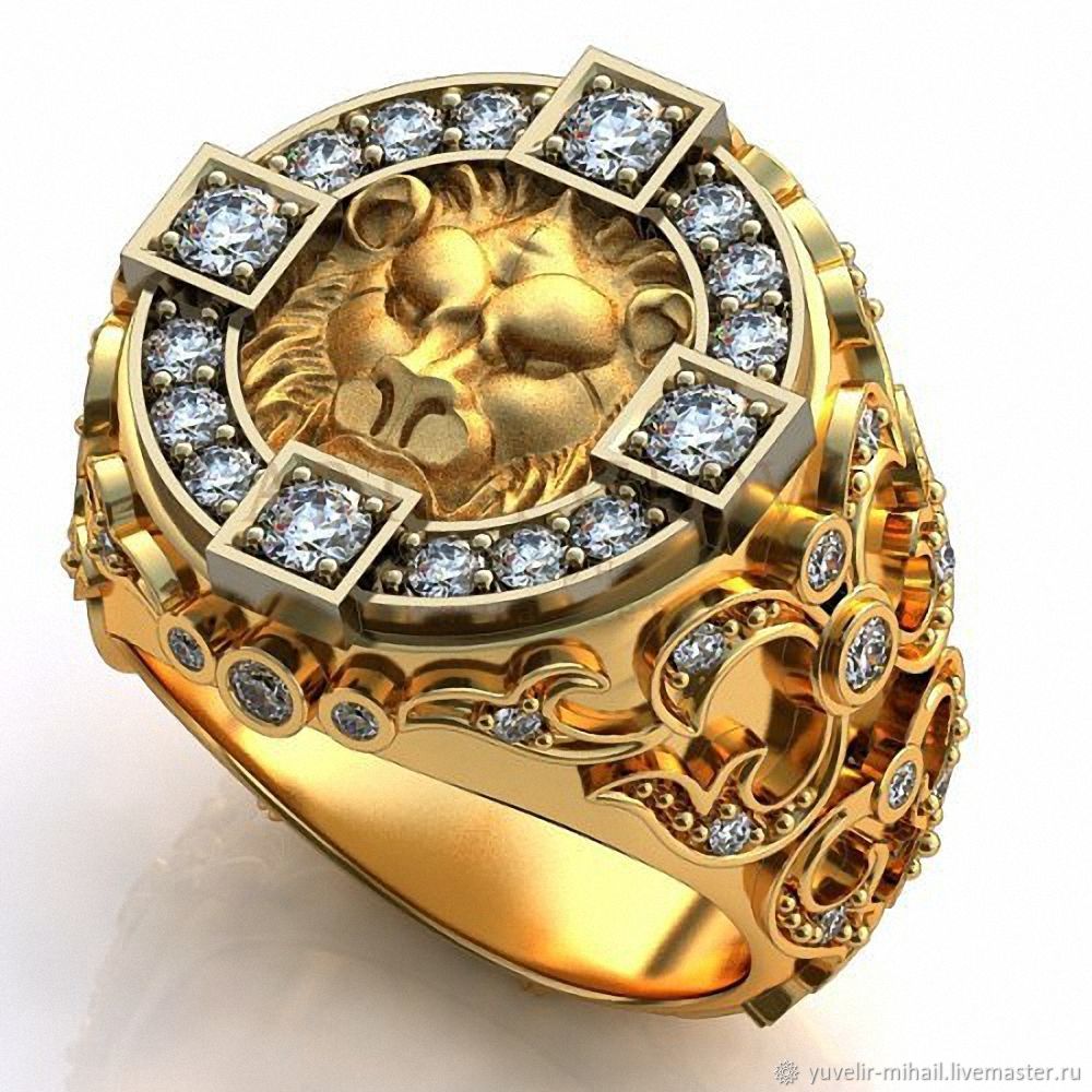 Ювелирные изделия для мужчин. Мужские кольца Graff Gold Diamant. Печатка мужская Золотая со львом. Перстень мужской золотой со львом. Мужской золотой перстень-печатка со львом.