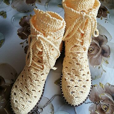 Обувь ручной работы. Ярмарка Мастеров - ручная работа Летнее солнышко. Handmade.
