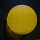 Ball night light Moon 15 cm (Yellow White). Nightlights. AstroZona (astroshop). Online shopping on My Livemaster.  Фото №2