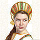 Slavic headpieces Asya. Kokoshnik. Irina. My Livemaster. Фото №4