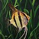 Oil painting. Exotic fish No. №3, Pictures, Moscow,  Фото №1