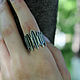 925 Sterling Silver Feather Ring DS0003. Rings. Sunny Silver. Online shopping on My Livemaster.  Фото №2