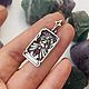 Кулон карта Таро Императрица The Empress серебро родированное. Кулон. Aventure.Jewelry. Интернет-магазин Ярмарка Мастеров.  Фото №2