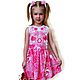 Cotton dress for girl Pink lollipops))), Dresses, Yurga,  Фото №1