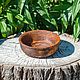 Textured bowl-wooden dish made of pine 13,5 cm. T14, Plates, Novokuznetsk,  Фото №1