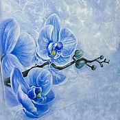 Картины и панно handmade. Livemaster - original item Pictures: Blue Orchid. Handmade.
