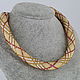 Harness-necklace-choker beaded 'elegant'. Chokers. Magic box. Online shopping on My Livemaster.  Фото №2