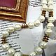 Винтаж: Колье жемчужное. Американский винтаж. Колье винтажные. Вне времени. Ярмарка Мастеров.  Фото №4