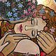 INTERIOR PAINTING, Klimt Kiss reproduction. Pictures. Irina Bronnikova. My Livemaster. Фото №5