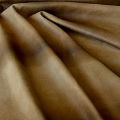 Материалы для творчества handmade. Livemaster - original item Genuine Khaki suede striped with a tone transition of 0,6 mm. Handmade.