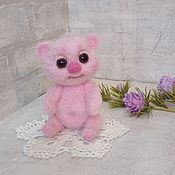 Bear Aiko knitted toy gift