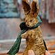 Кролик в ретро стиле. Velveteen Rabbit, Тедди Зверята, Казань,  Фото №1