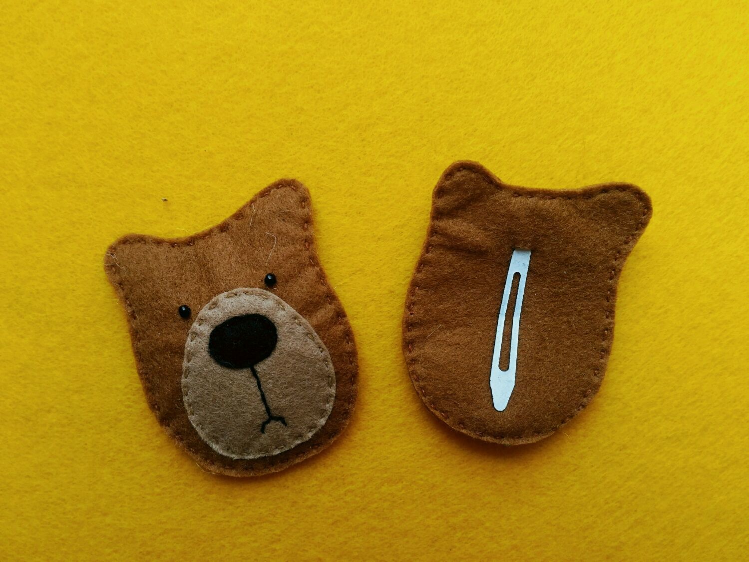 брошь мишка