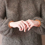 Джемпер-блуза из кид-мохера с шелком и люрексом