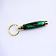 Handmade Malachite Keychain. Stones. KulikovCraft. My Livemaster. Фото №6