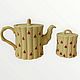 Винтаж: Wedgwood Primrose Bamboo Редкий винтажный набор: чайник и сахарница. Предметы интерьера винтажные. Decor.mylove. Ярмарка Мастеров.  Фото №8
