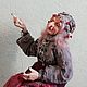 The doll is a poetic Baba Yaga, Interior doll, Velikiy Novgorod,  Фото №1