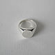 Кольцо Oval Signet Ring Straight. Кольцо-печатка. The Vale of Tears. Интернет-магазин Ярмарка Мастеров.  Фото №2