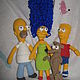 Simpsons Stuffed animals:. Stuffed Toys. knitted animation. My Livemaster. Фото №4