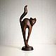 The statue wooden cat 'the evil one', Figurines, Ivanovo,  Фото №1