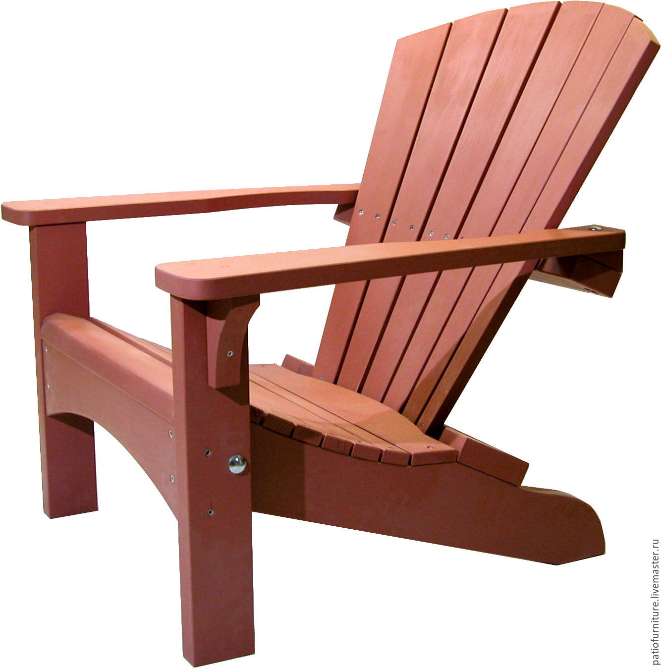 стул садовый деревянный с подлокотниками