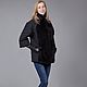 Chaqueta de piel de visón. Chaqueta de oversajz. Outerwear Jackets. Muar Furs. Ярмарка Мастеров.  Фото №4