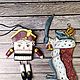 Заказать Шкатулка с ёлочными игрушками "Волшебная книга Деда Мороза". В гостях у сказки (Гульнара). Ярмарка Мастеров. . Елочные игрушки Фото №3