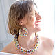Jewelry sets: Necklace and earrings : ' Playa'. Jewelry Sets. Anastasia Petrovich. My Livemaster. Фото №5