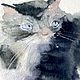 'Kid' watercolor (cats, animals, cats). Pictures. Nadezda Perova. My Livemaster. Фото №5