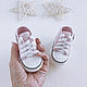 Order Booties sneakers for discharge for girls, pink. 0-3 months. babyshop. Livemaster. . Gift for newborn Фото №3