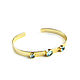 Gold bracelet with quartz 'Heavenly City' bracelet with stones. Hard bracelet. Irina Moro. My Livemaster. Фото №5