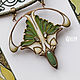  ' Ginkgo' Art Nouveau. Pendant. House Of The Moon Dew. Online shopping on My Livemaster.  Фото №2