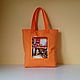 Orange Bag lightweight tote with Forest Girl decor, Tote Bag, Mytishchi,  Фото №1