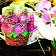 Кружки: пионы в корзине, Кружки и чашки, Саратов,  Фото №1