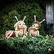 Baby snail, a miniature resident of the magic garden. Miniature figurines. severiana.dolls. Ярмарка Мастеров.  Фото №4