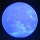 Шар ночник Moon 14 см (Синий+Белый), Ночники, Москва,  Фото №1