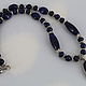 Order Necklace with a pendant made of lapis lazuli stones ' Evening in Sorrento'. Magic box. Livemaster. . Necklace Фото №3
