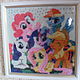 The painting 'Pony' Diamond embroidery, Pictures, Bogotol,  Фото №1