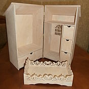 Куклы и игрушки handmade. Livemaster - original item Rumbox with crib. Dollhouse. Handmade.