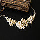 Necklace Spring (remake) mammoth ivory. Necklace. AleksRossi. Online shopping on My Livemaster.  Фото №2