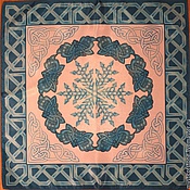 Фен-шуй и эзотерика handmade. Livemaster - original item Series tablecloths Ancient Celts Seasons. Winter - stability.. Handmade.