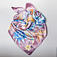 Batik silk scarf 'Gentle shades of'. Scarves. Silk mood(batik). Online shopping on My Livemaster.  Фото №2