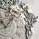 Часы настенные Antique горошек 50х50 см. Часы классические. Rimma Vita мастерская Афина. Интернет-магазин Ярмарка Мастеров.  Фото №2