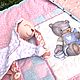 Комфортер для девочки "Зайка", игрушка-сплюшка, засыпайка, Мягкие игрушки, Кубинка,  Фото №1