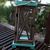 Для дома и интерьера handmade. Livemaster - original item Interior lantern-candlestick. Evening on the  deck.. Handmade.