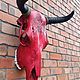 Череп быка "Hellboy". Маски интерьерные. Семен Белый       (Skulls Workshop). Ярмарка Мастеров.  Фото №6